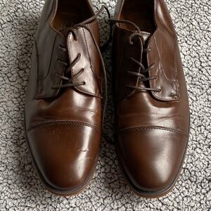 Apt. 9 Rich Brown Leather Derbys